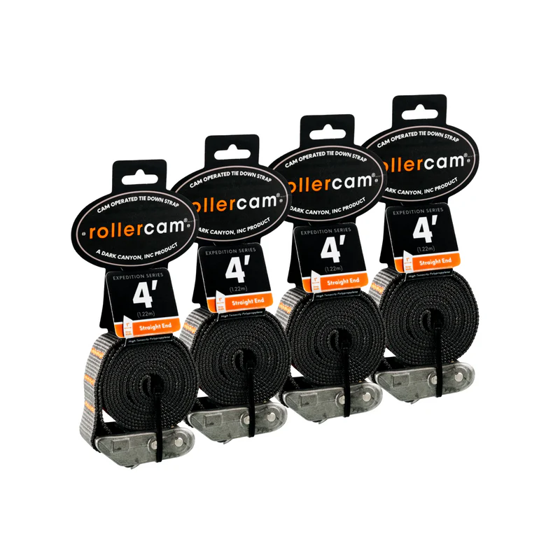 Rollercam 1" Straight End 4-Pack