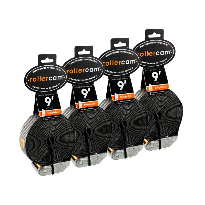 Rollercam 1" Straight End 4-Pack