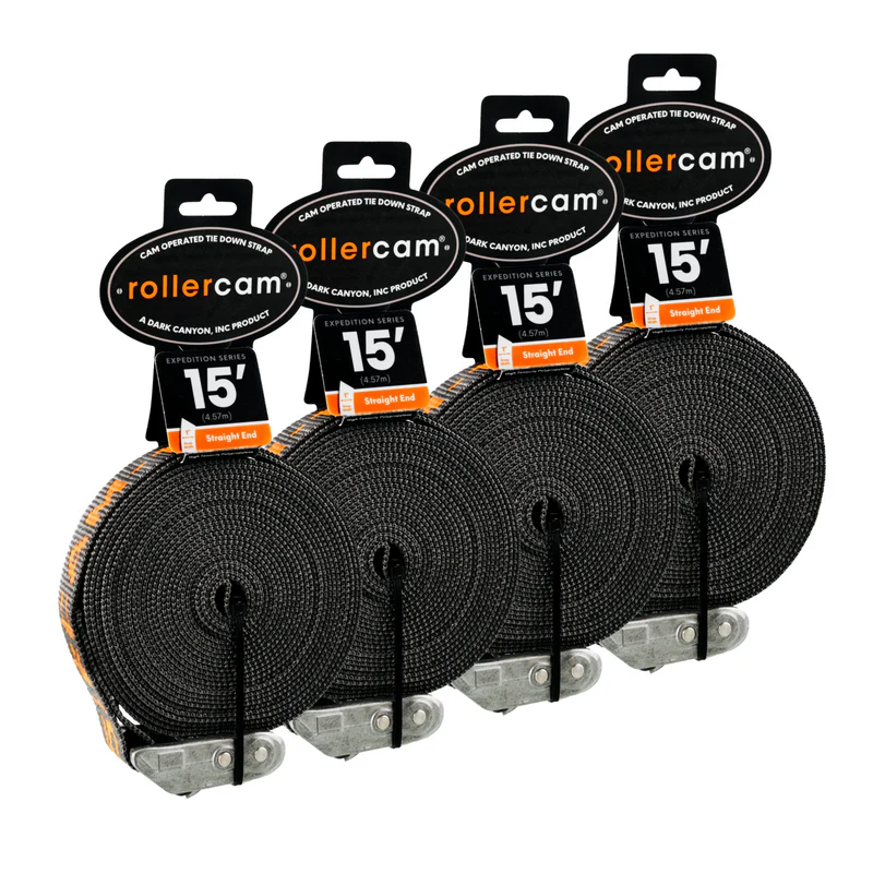 Rollercam 1" Straight End 4-Pack