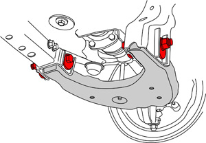 SPC 25450 Cam Bolt Kit - 07-21 Tundra & Sequoia