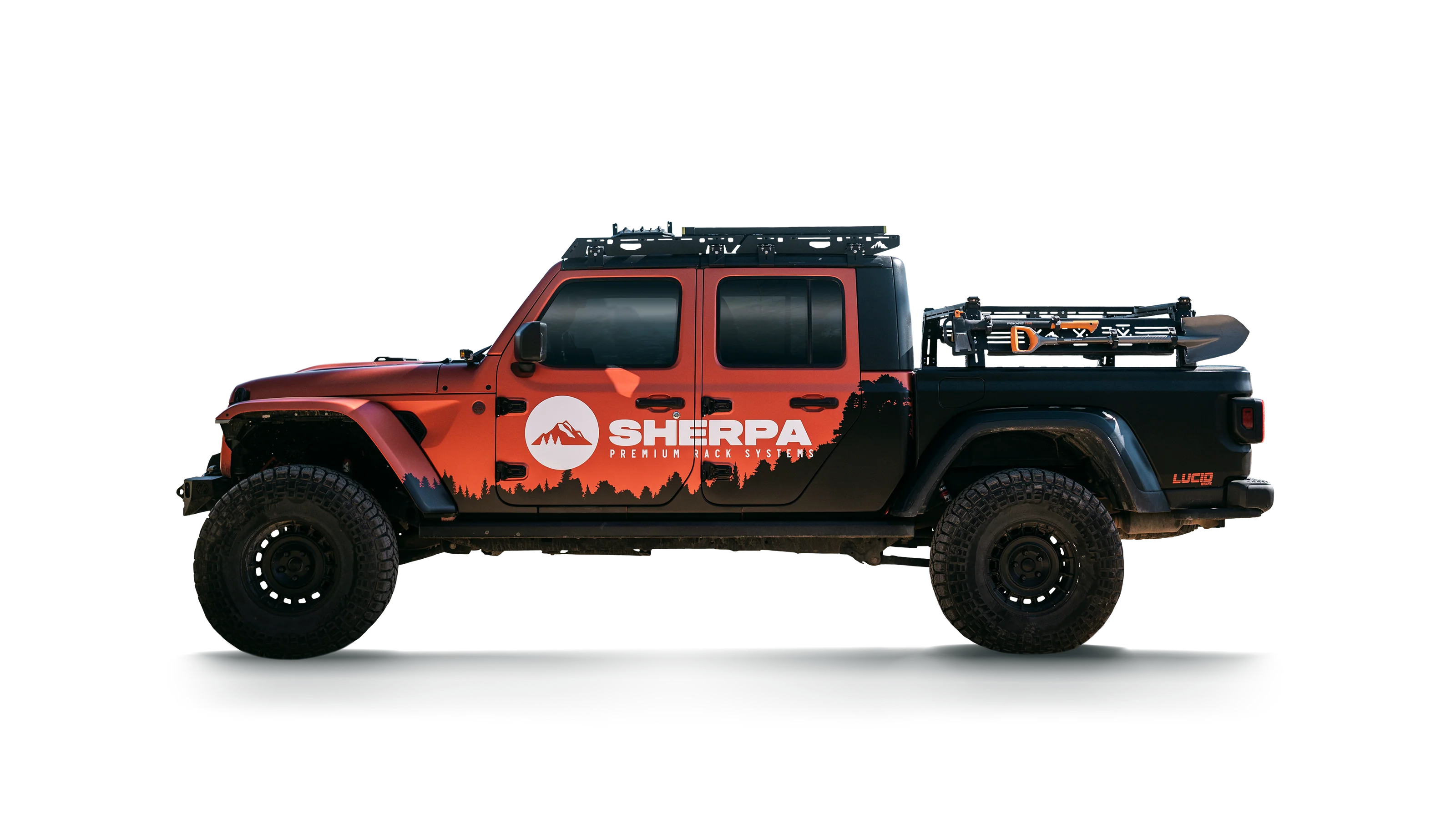 Sherpa Mid-Height Pak System 2020-2026 Jeep Gladiator JT