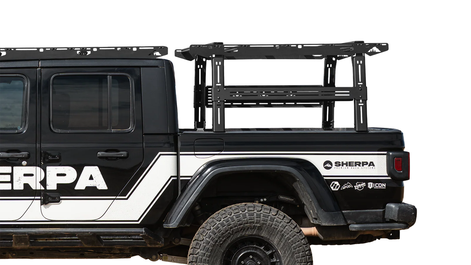 Sherpa Rack-Height PAK System 2020-2026 Jeep Gladiator