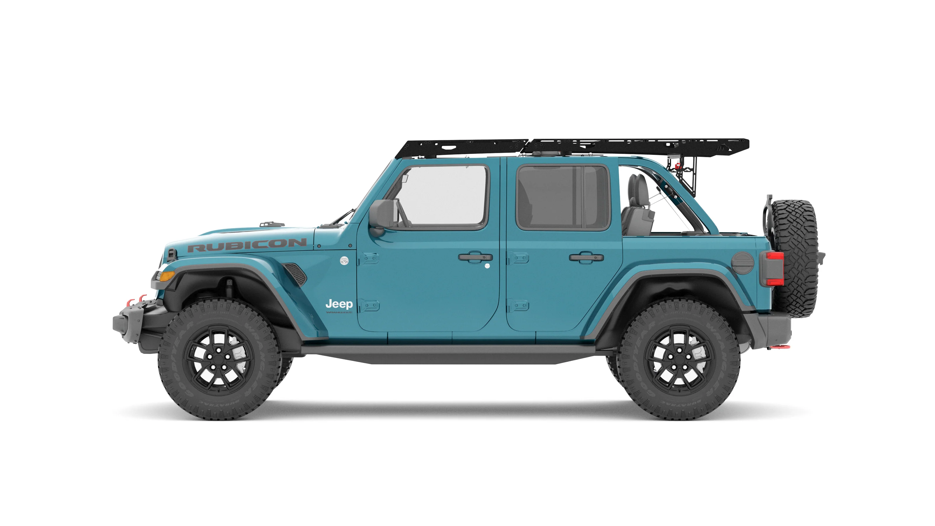 Sherpa The JLU QDHD 2018-2025 Jeep Wrangler JLU Roof Rack