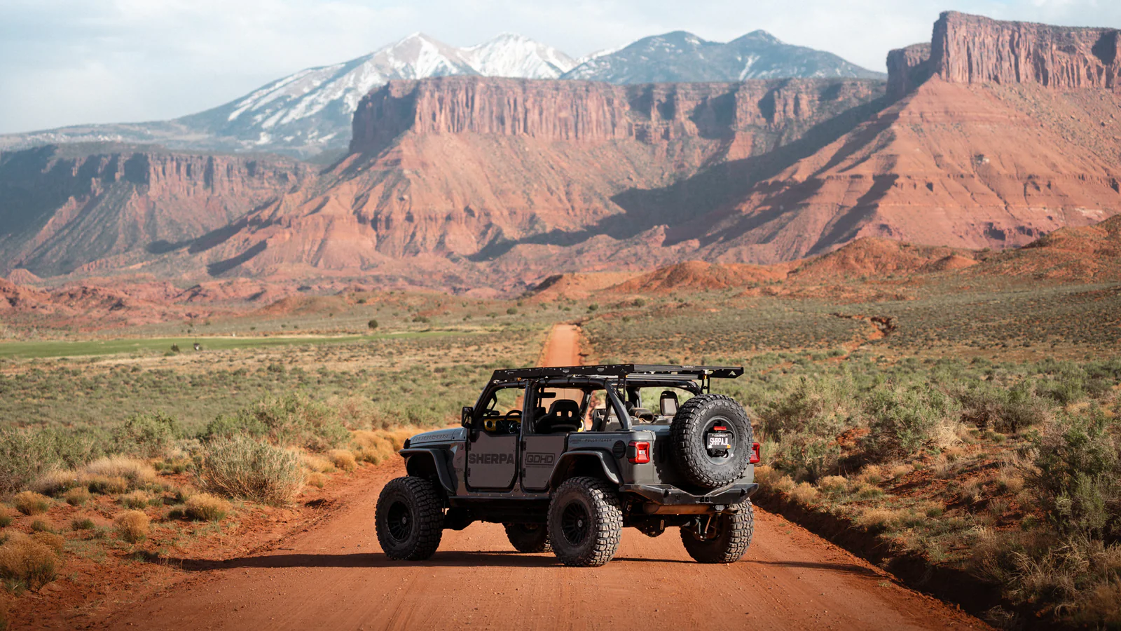 Sherpa The JLU QDHD 2018-2025 Jeep Wrangler JLU Roof Rack