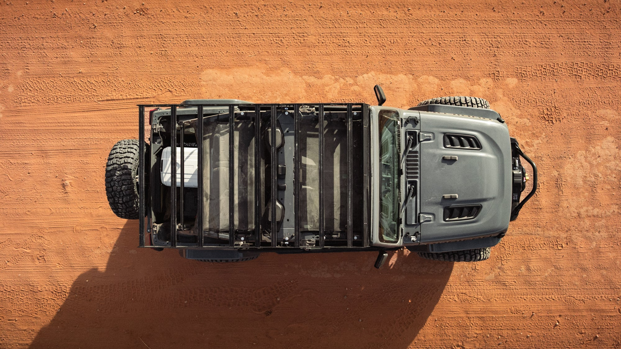 Sherpa The JLU QDHD 2018-2025 Jeep Wrangler JLU Roof Rack