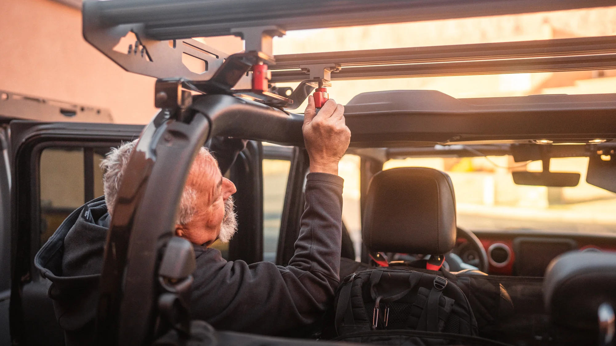 Sherpa The JLU QDHD 2018-2025 Jeep Wrangler JLU Roof Rack