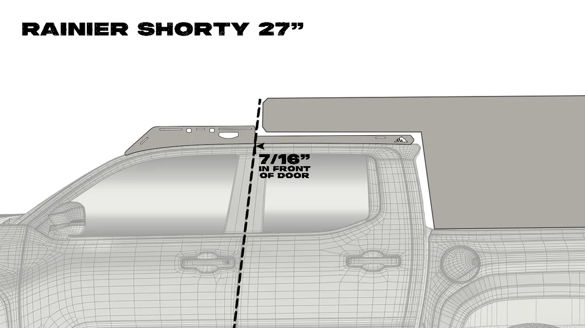 Sherpa The Rainier Shorty 2024-2026 Toyota Tacoma Camper Rack
