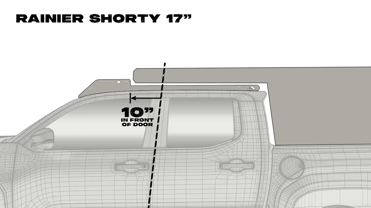 Sherpa The Rainier Shorty 2024-2026 Toyota Tacoma Camper Rack