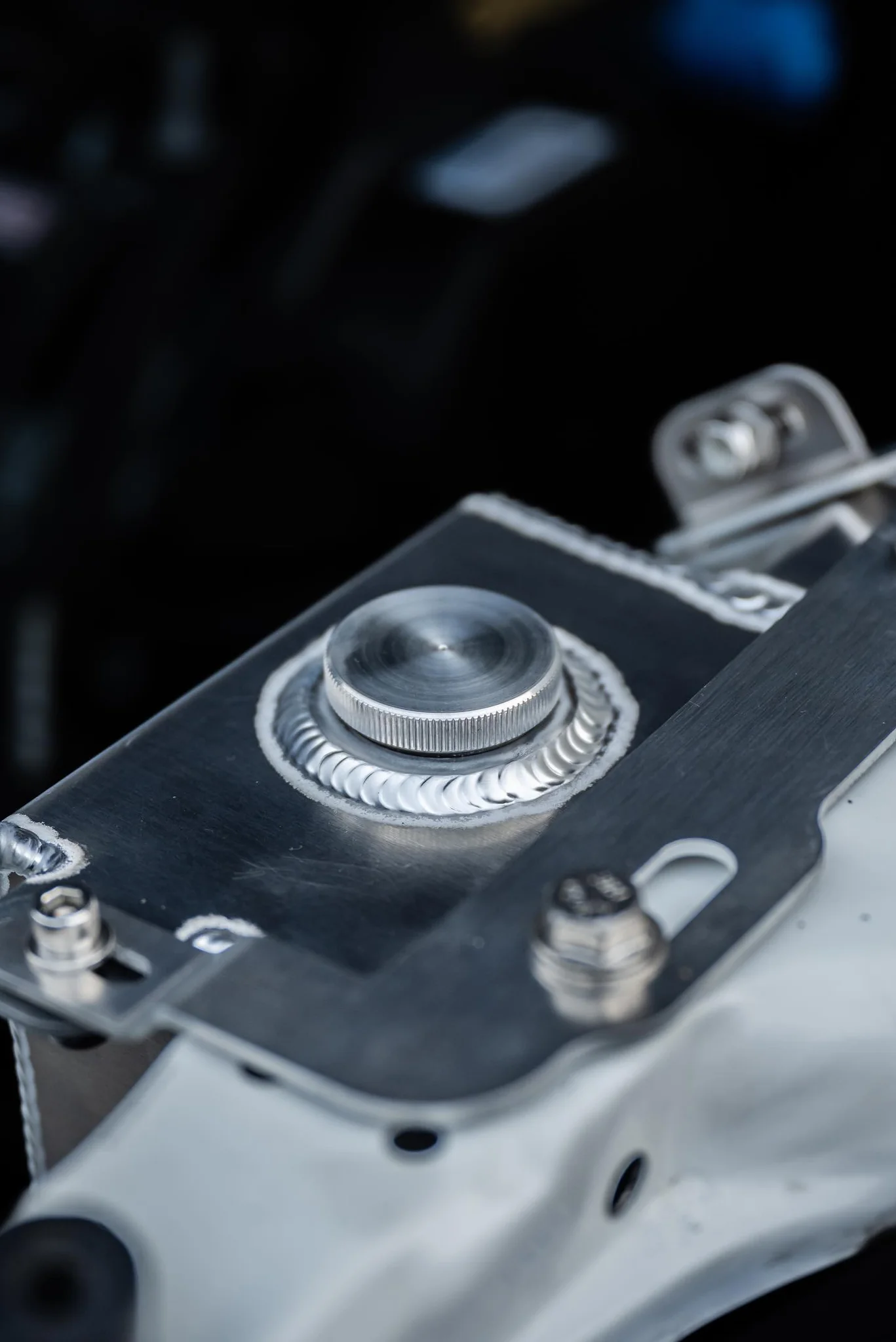 Snowbound Customs 3rd Gen 4Runner/1st Gen Tacoma Aluminum Washer Fluid Relocation Reservoir