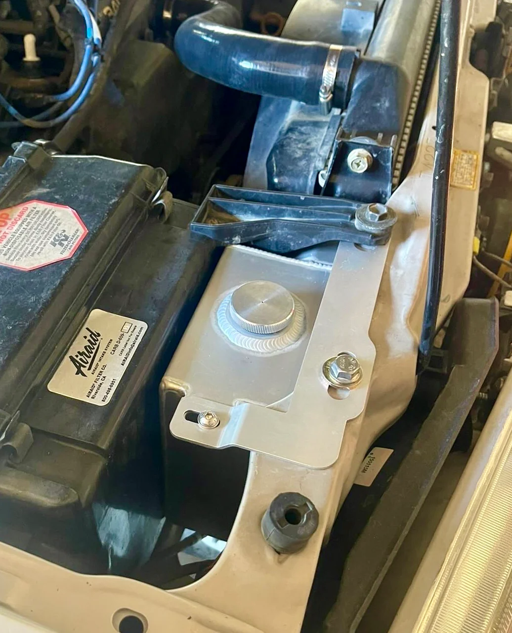 Snowbound Customs 3rd Gen 4Runner/1st Gen Tacoma Aluminum Washer Fluid Relocation Reservoir