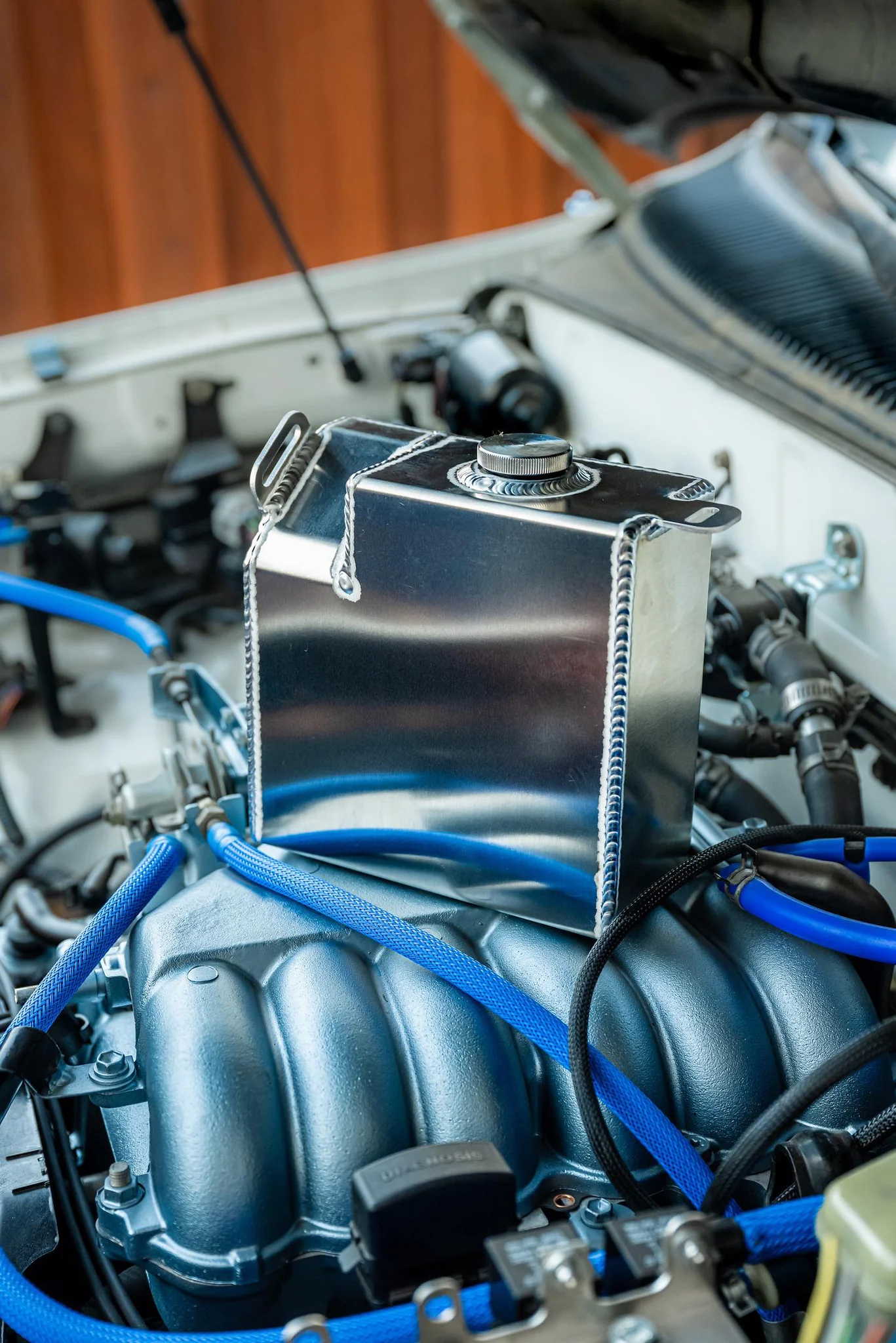 Snowbound Customs 3rd Gen 4Runner/1st Gen Tacoma Aluminum Washer Fluid Relocation Reservoir