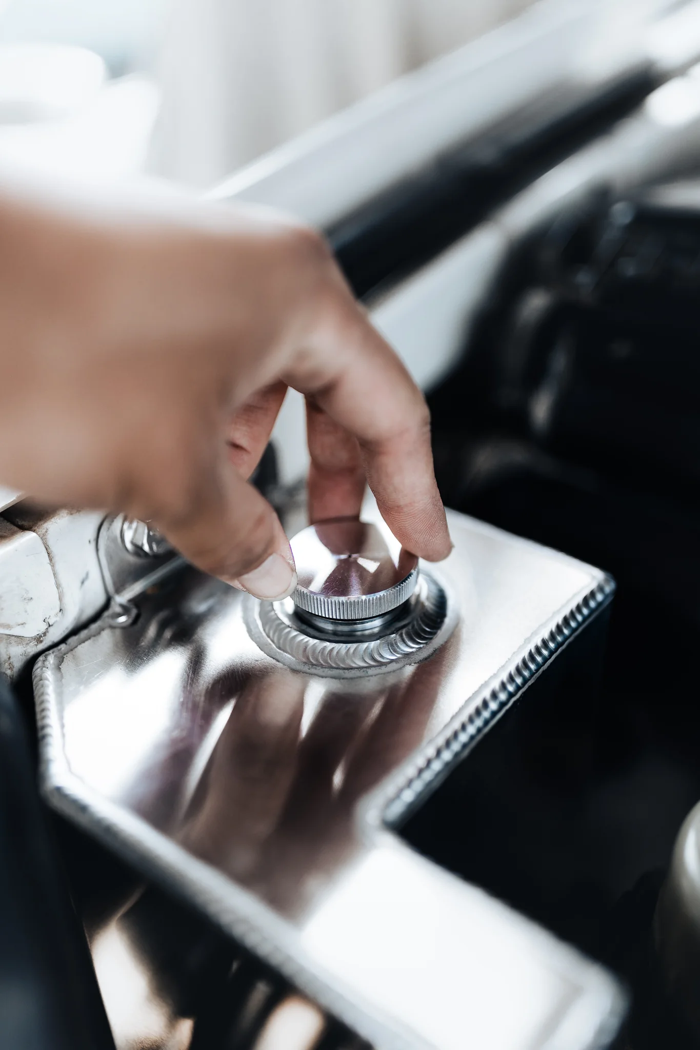 Snowbound Customs 4th Gen 4Runner Aluminum Washer Fluid Relocation Reservoir