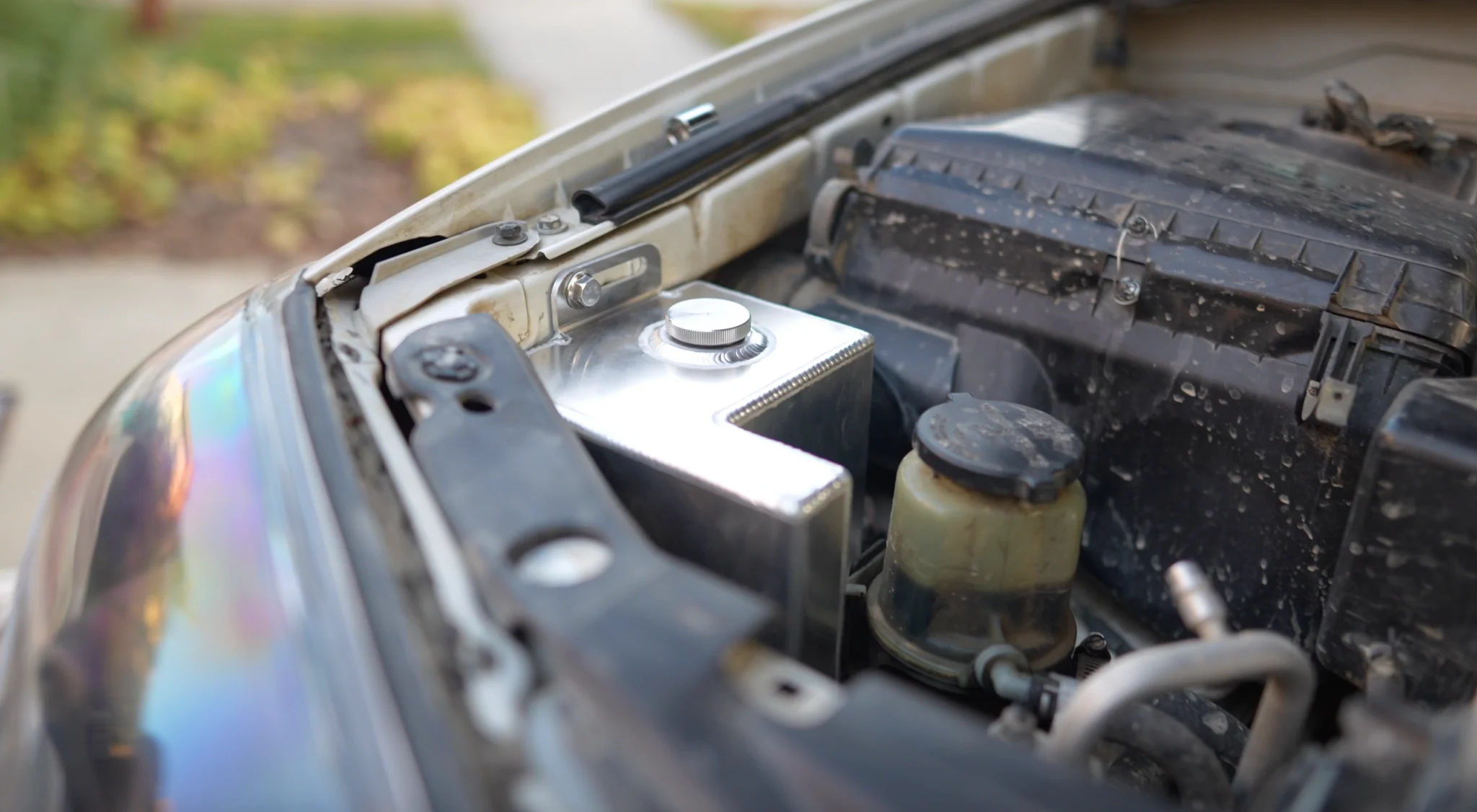 Snowbound Customs GX470 (03-09) Aluminum Washer Fluid Relocation Reservoir