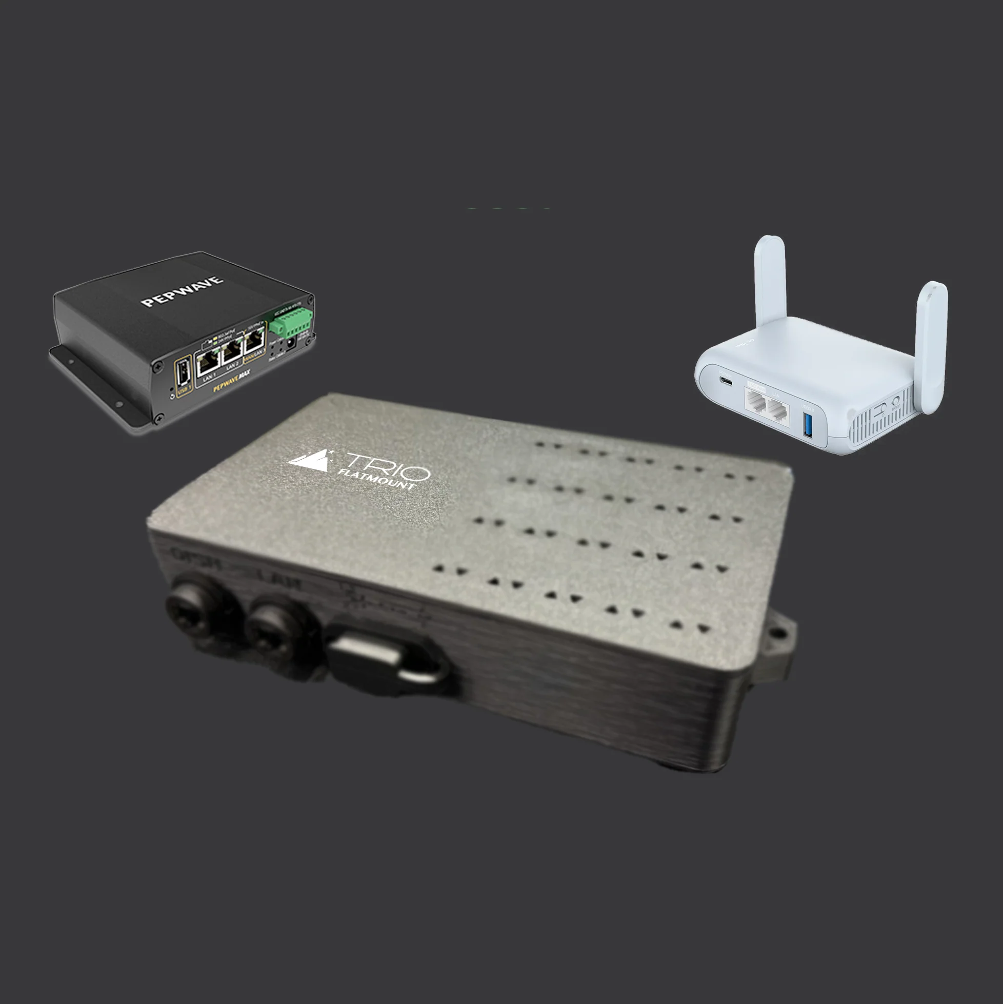 TRIO Flatmount Gen 3 12V Conversion Box (For Aftermarket Router)