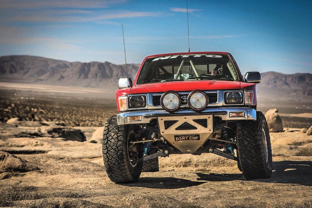 Total Chaos +3.5" Gen II Caddy Long Travel Kit - Boxed Lowers - 1st Gen 4Runner/1986-1995 Toyota Pickup
