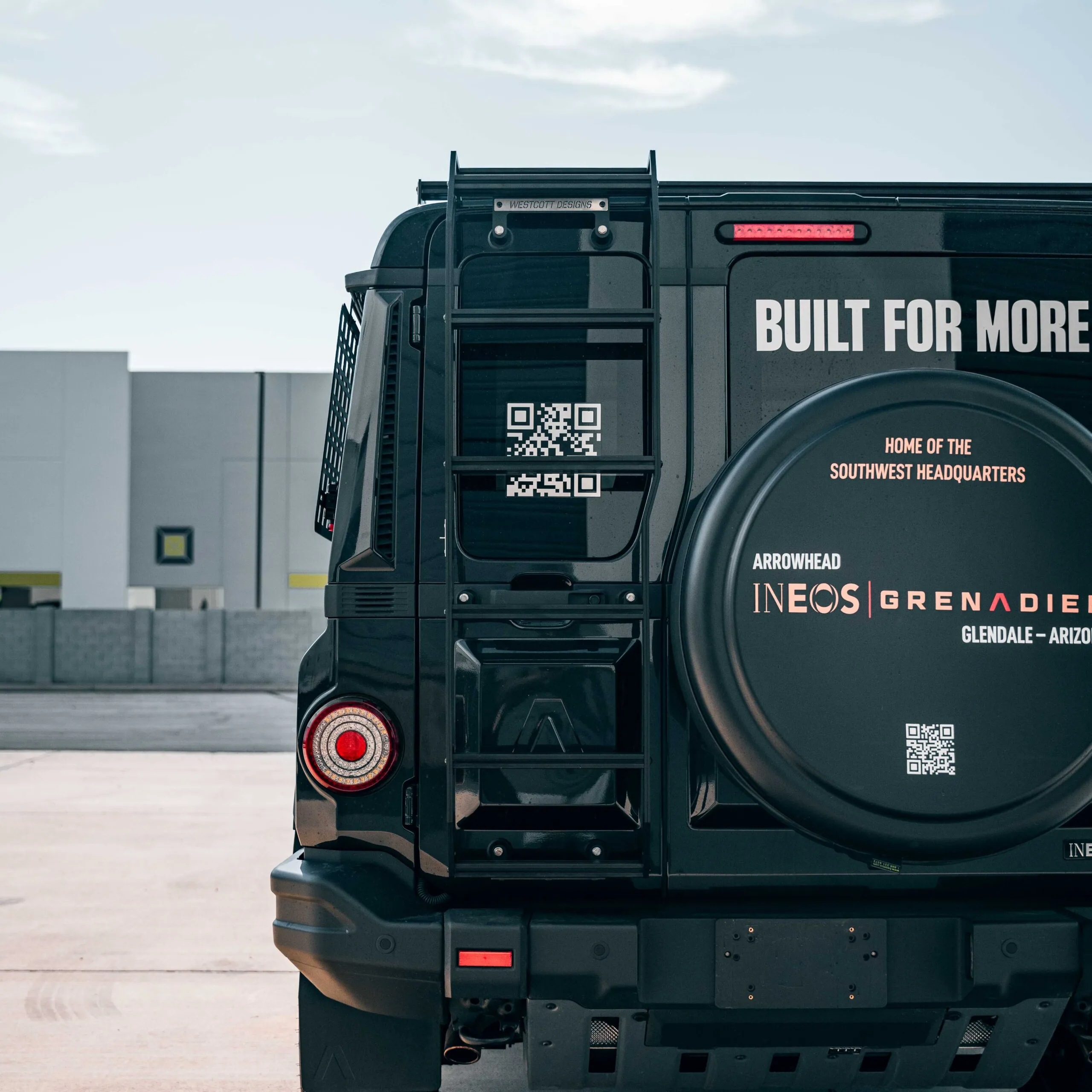 Westcott Designs Rear Hatch Ladder - 2024-2026 Ineos Grenadier