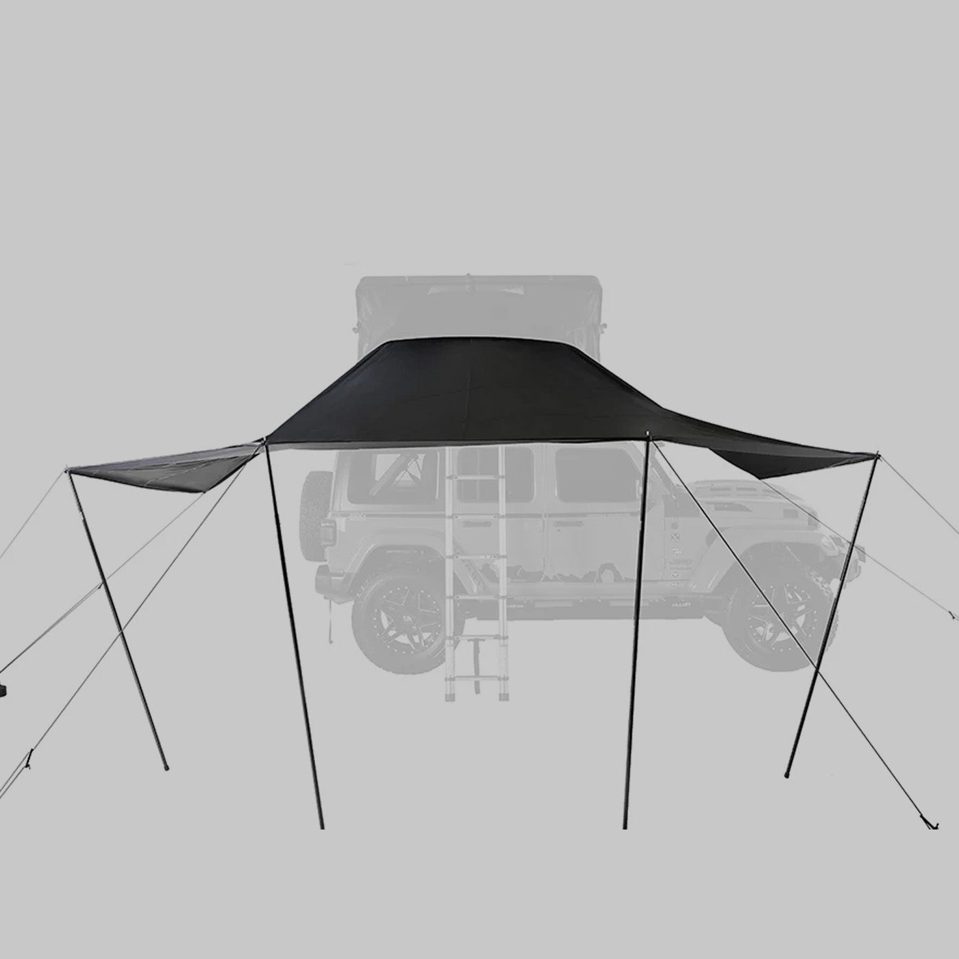 iKamper Awning 3.0 detail - UV-resistant fabric and weather protection for camping