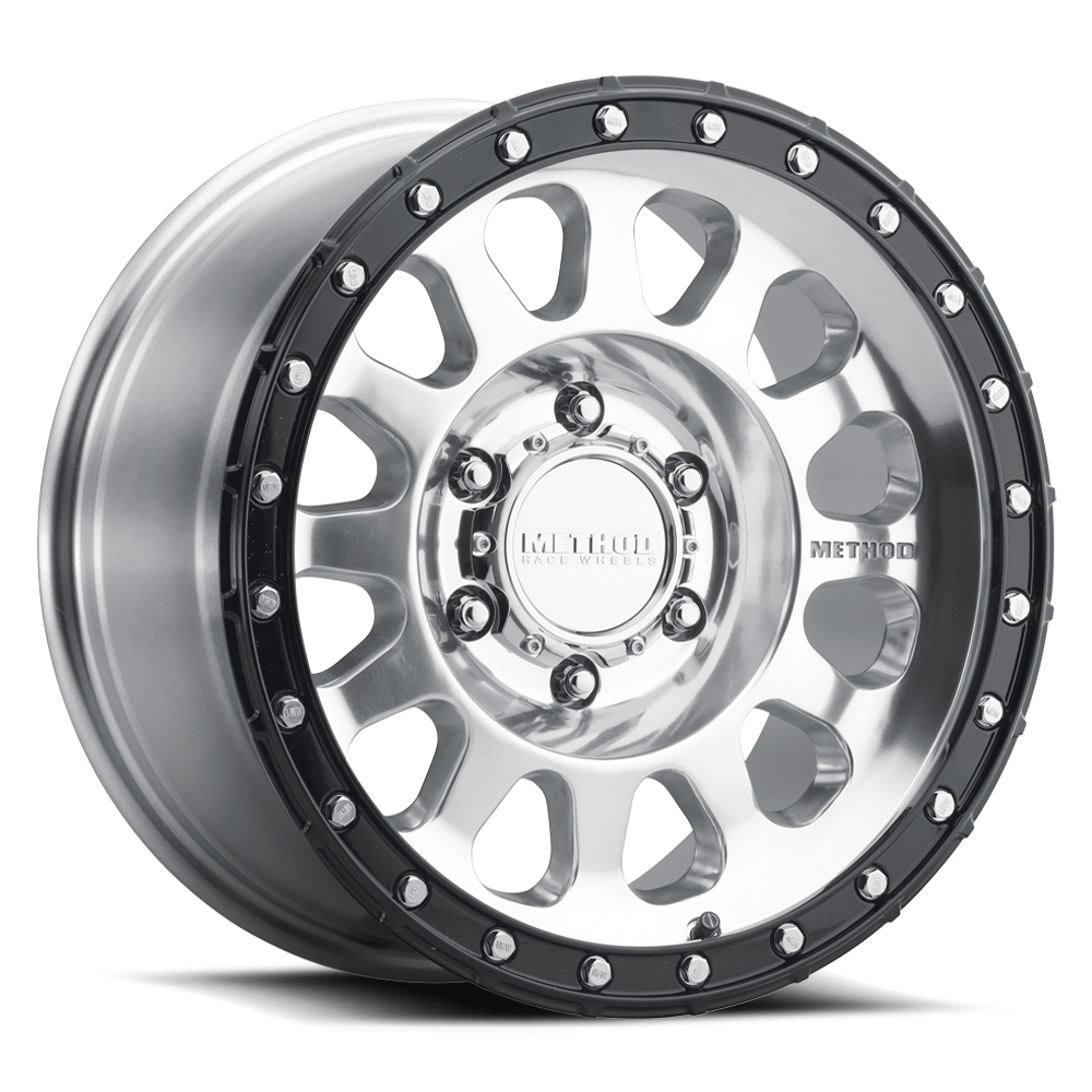 Method Race Wheels 315 | Polished -  Gloss Black Lip