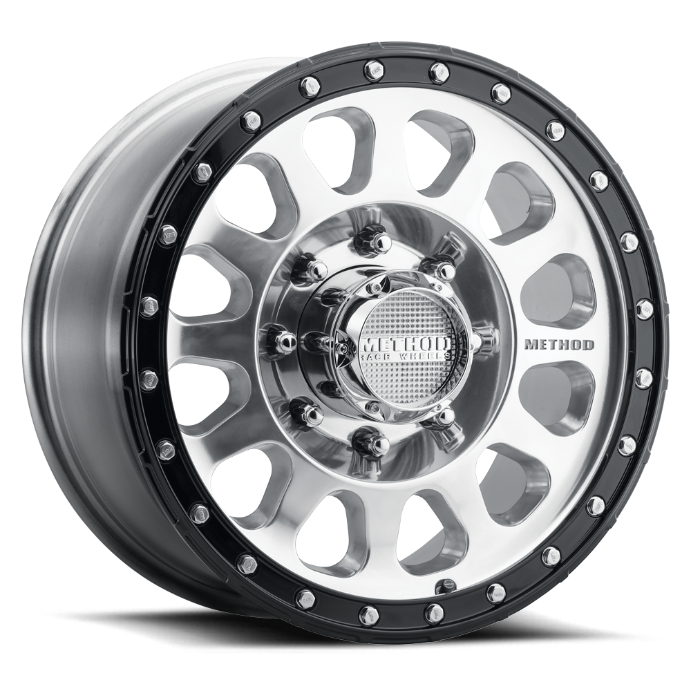 Method Race Wheels 315 | Polished -  Gloss Black Lip