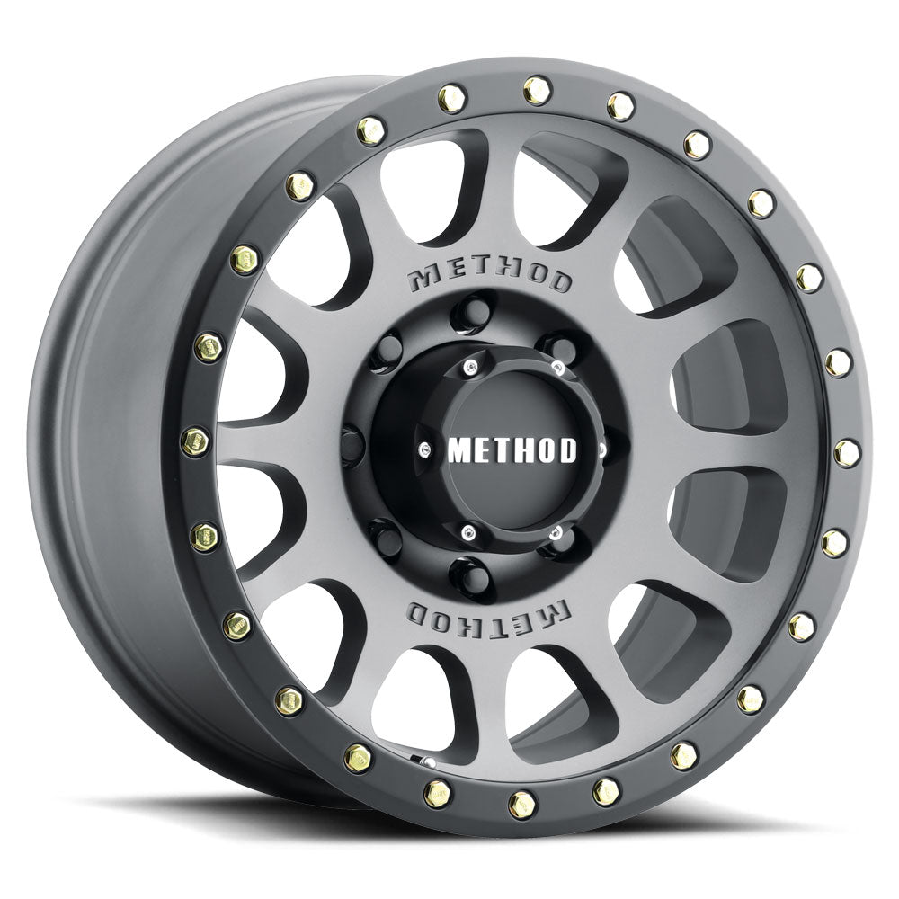 Method Race Wheels 305 | NV | Titanium - Matte Black Lip