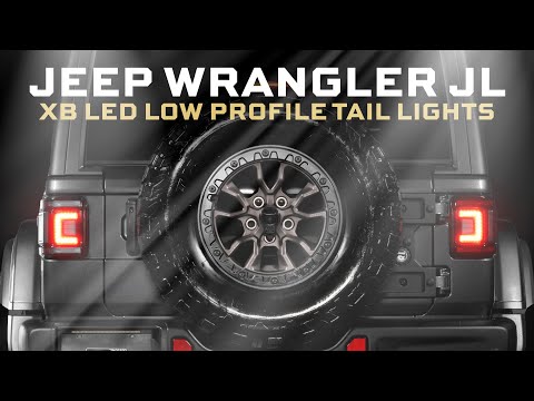 Morimoto Jeep Wrangler JL 2018+ XB LED Low Profile Tail Lights