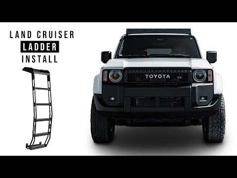 Westcott Designs Full Length Rear Hatch Ladder - 2024-2026 Toyota Land Cruiser