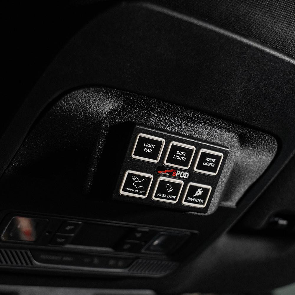 sPOD Mini6 SourceLT Power Management Vehicle Kit - Ford F-250/350 Super Duty 2023+