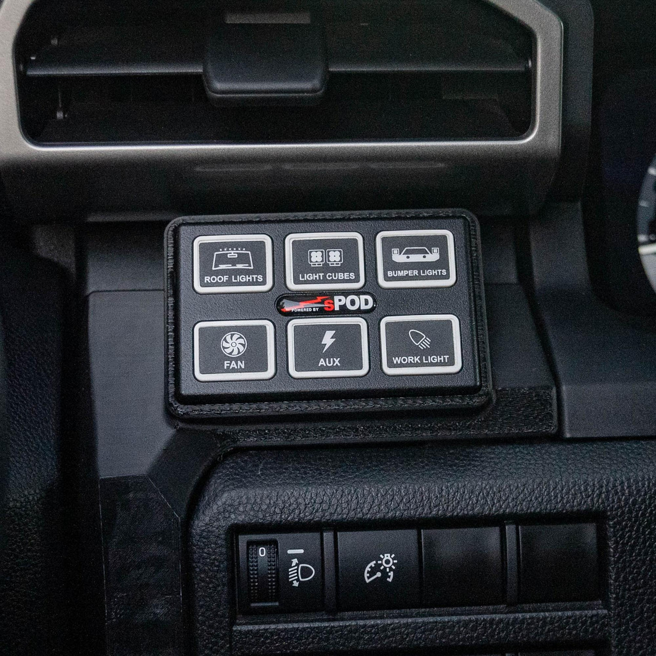 sPOD Mini6 SourceLT Power Management Vehicle Kit - Toyota Tacoma 2024-2026