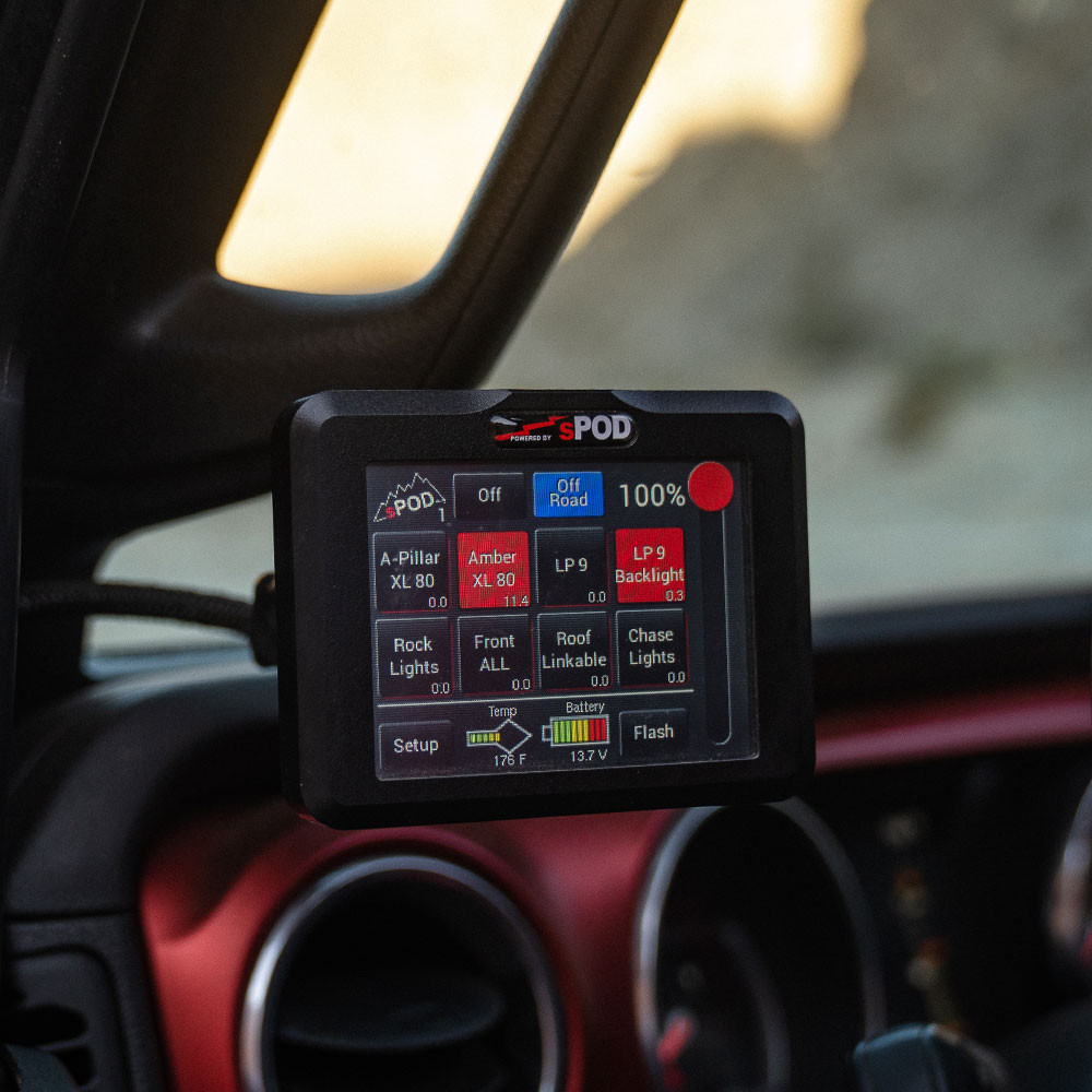 sPOD Touchscreen BantamX Kit - Jeep JL/JT