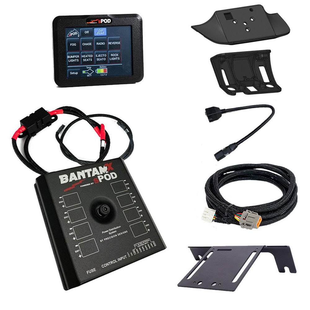 sPOD Touchscreen BantamX Power Management Vehicle Kit - Ford F-250/350 Super Duty 2023+