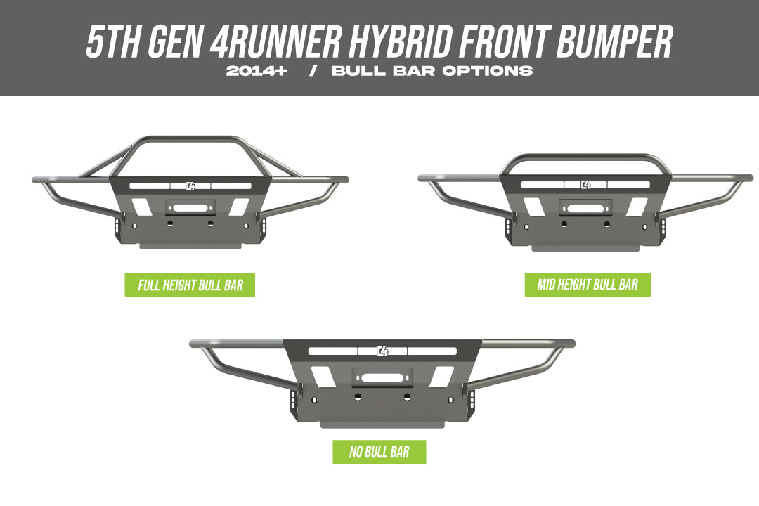C4 Fabrication C4-T4R5-HYBRID-FRONTBUMPER-MIDHEIGHT