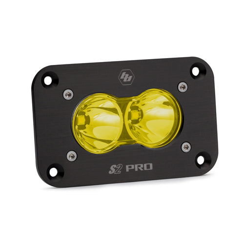 Baja Designs S2 Pro Black Flush Mount LED Auxiliary Light Pod - Universal